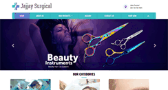 Desktop Screenshot of jajjaysurgical.com