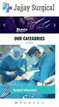 Mobile Screenshot of jajjaysurgical.com